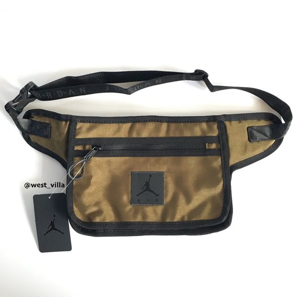 Jordan Jumpman Collaborator Nike Crossbody Belt Bag Green Black